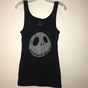Jack Skellington Black Tank top
